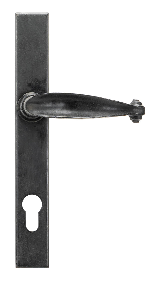 From The Anvil - External Beeswax Cottage Slimline Lever Espag. Lock Set | Sku. 45593 | Trade Door Handles.