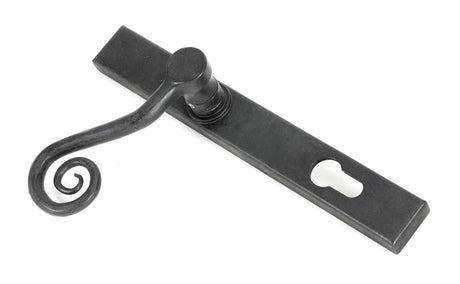 From The Anvil - External Beeswax Monkeytail Slimline Lever Espag. Lock Set - LH | Sku. 45594L | Trade Door Handles.