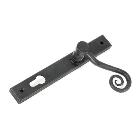 From The Anvil - External Beeswax Monkeytail Slimline Lever Espag. Lock Set - LH | Sku. 45594L | Trade Door Handles.