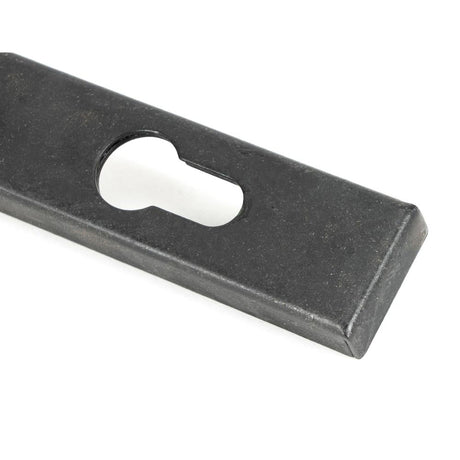 From The Anvil - External Beeswax Monkeytail Slimline Lever Espag. Lock Set - LH | Sku. 45594L | Trade Door Handles.