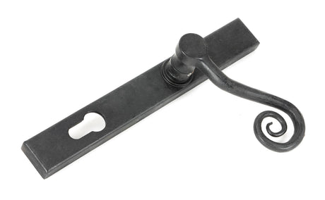 From The Anvil - External Beeswax Monkeytail Slimline Lever Espag. Lock Set - RH | Sku. 45594R | Trade Door Handles.