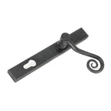 From The Anvil - External Beeswax Monkeytail Slimline Lever Espag. Lock Set - RH | Sku. 45594R | Trade Door Handles.