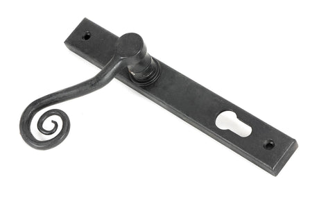 From The Anvil - External Beeswax Monkeytail Slimline Lever Espag. Lock Set - RH | Sku. 45594R | Trade Door Handles.