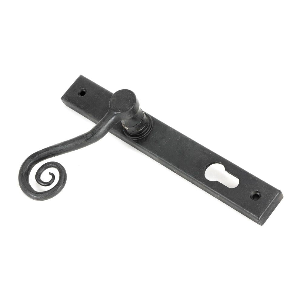 From The Anvil - External Beeswax Monkeytail Slimline Lever Espag. Lock Set - RH | Sku. 45594R | Trade Door Handles.