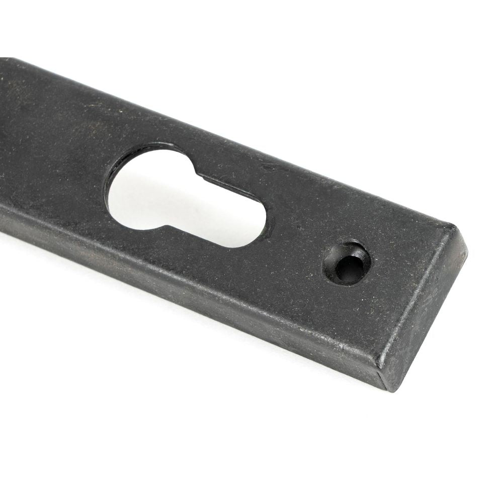 From The Anvil - External Beeswax Monkeytail Slimline Lever Espag. Lock Set - RH | Sku. 45594R | Trade Door Handles.