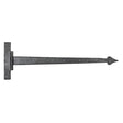 From The Anvil - External Beeswax 36" Barn Door T Hinge (pair) | Sku. 45596 | Trade Door Handles.