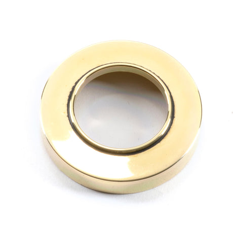 From The Anvil - Aged Brass Avon Round Lever on Rose Set (Plain) | Sku. 45611 | Trade Door Handles.
