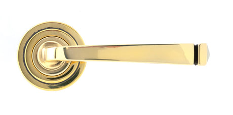 From The Anvil - Aged Brass Avon Round Lever on Rose Set (Art Deco) | Sku. 45612 | Trade Door Handles.