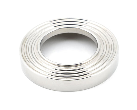 From The Anvil - Polished Chrome Avon Round Lever on Rose Set (Beehive) | Sku. 45617 | Trade Door Handles.