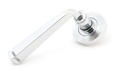 From The Anvil - Polished Chrome Avon Round Lever on Rose Set (Beehive) | Sku. 45617 | Trade Door Handles.