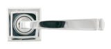 From The Anvil - Polished Chrome Avon Round Lever on Rose Set (Square) | Sku. 45618 | Trade Door Handles.