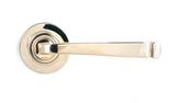 From The Anvil - Polished Nickel Avon Round Lever on Rose Set (Plain) | Sku. 45619 | Trade Door Handles.