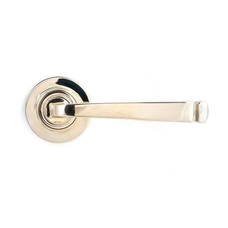 From The Anvil - Polished Nickel Avon Round Lever on Rose Set (Plain) | Sku. 45619 | Trade Door Handles.