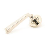 From The Anvil - Polished Nickel Avon Round Lever on Rose Set (Plain) | Sku. 45619 | Trade Door Handles.