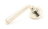 From The Anvil - Polished Nickel Avon Round Lever on Rose Set (Art Deco) | Sku. 45620 | Trade Door Handles.