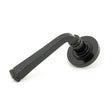 From The Anvil - Black Avon Round Lever on Rose Set (Plain) | Sku. 45623 | Trade Door Handles.