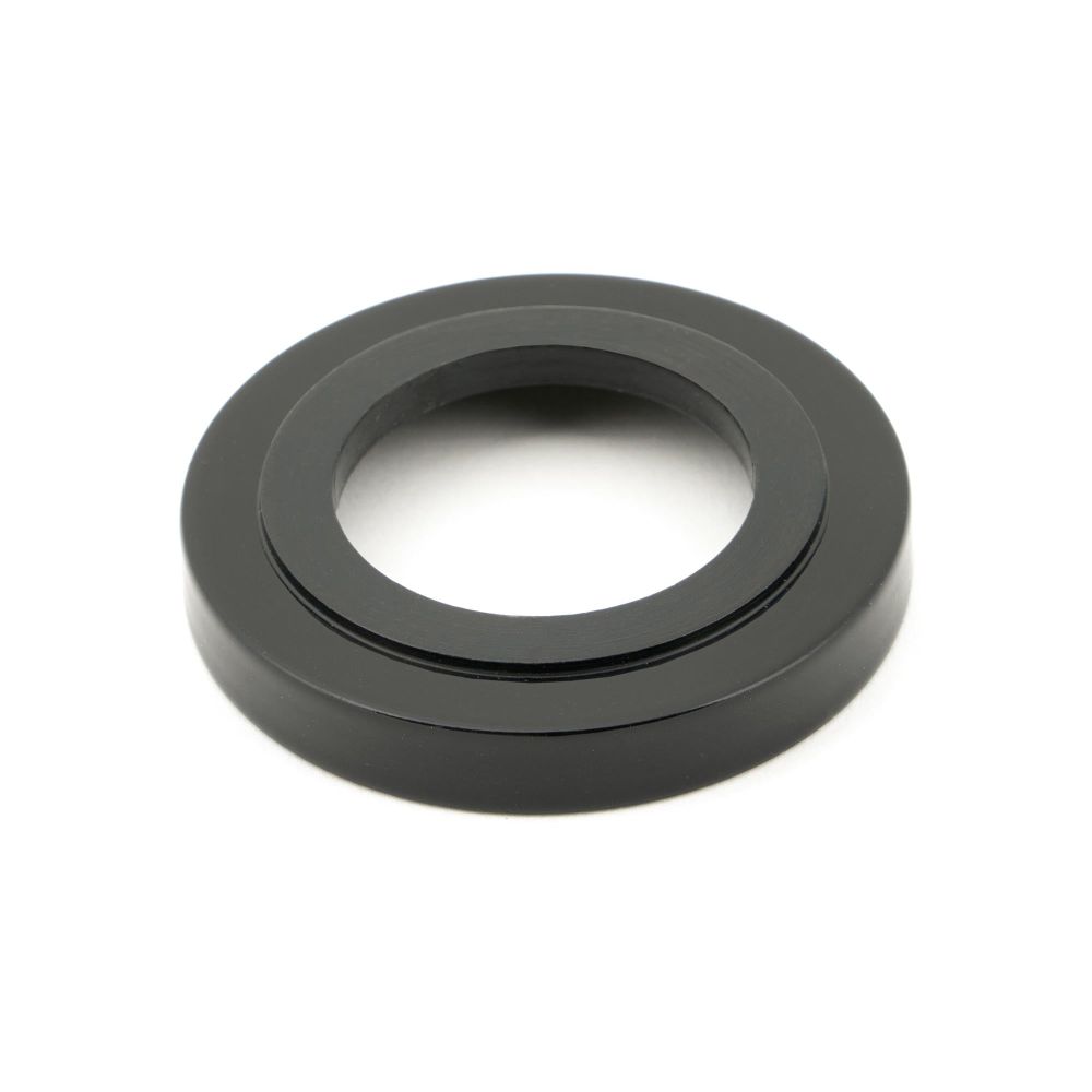 From The Anvil - Black Avon Round Lever on Rose Set (Art Deco) | Sku. 45624 | Trade Door Handles.