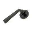 From The Anvil - Black Avon Round Lever on Rose Set (Art Deco) | Sku. 45624 | Trade Door Handles.