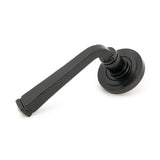 From The Anvil - Black Avon Round Lever on Rose Set (Art Deco) | Sku. 45624 | Trade Door Handles.