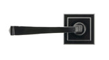 From The Anvil - Black Avon Round Lever on Rose Set (Square) | Sku. 45626 | Trade Door Handles.