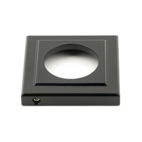 From The Anvil - Black Avon Round Lever on Rose Set (Square) | Sku. 45626 | Trade Door Handles.