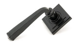 From The Anvil - Black Avon Round Lever on Rose Set (Square) | Sku. 45626 | Trade Door Handles.