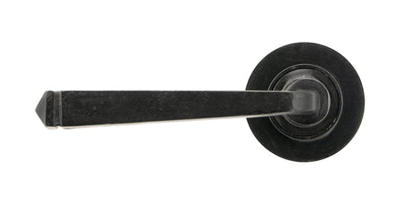 From The Anvil - External Beeswax Avon Round Lever on Rose Set (Plain) | Sku. 45627 | Trade Door Handles.