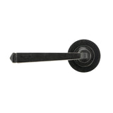 From The Anvil - External Beeswax Avon Round Lever on Rose Set (Plain) | Sku. 45627 | Trade Door Handles.