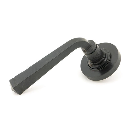 From The Anvil - External Beeswax Avon Round Lever on Rose Set (Plain) | Sku. 45627 | Trade Door Handles.