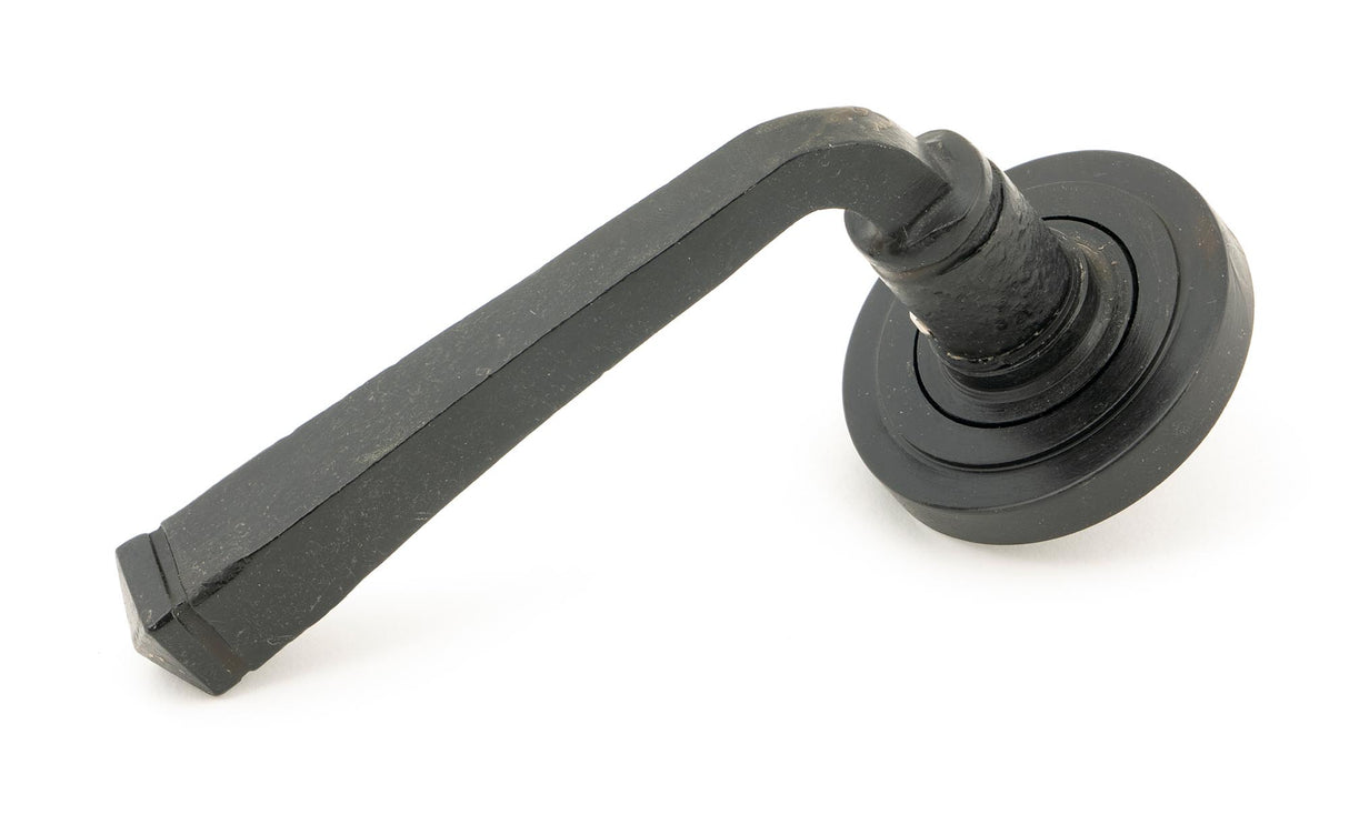 From The Anvil - External Beeswax Avon Round Lever on Rose Set (Art Deco) | Sku. 45628 | Trade Door Handles.