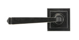 From The Anvil - External Beeswax Avon Round Lever on Rose Set (Square) | Sku. 45630 | Trade Door Handles.