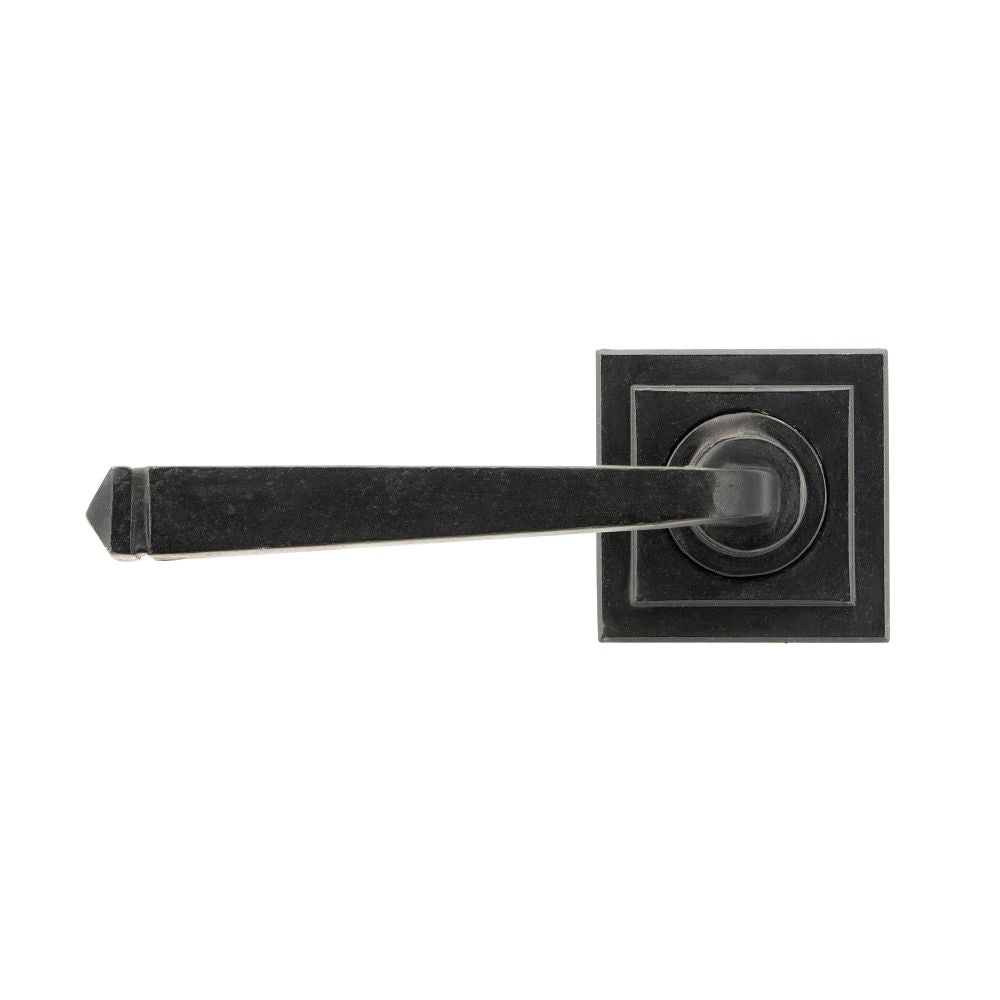From The Anvil - External Beeswax Avon Round Lever on Rose Set (Square) | Sku. 45630 | Trade Door Handles.