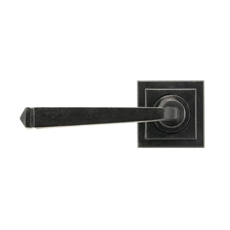 From The Anvil - External Beeswax Avon Round Lever on Rose Set (Square) | Sku. 45630 | Trade Door Handles.
