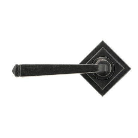 From The Anvil - External Beeswax Avon Round Lever on Rose Set (Square) | Sku. 45630 | Trade Door Handles.