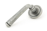 From The Anvil - Pewter Avon Round Lever on Rose Set (Art Deco) | Sku. 45632 | Trade Door Handles.