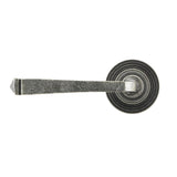 From The Anvil - Pewter Avon Round Lever on Rose Set (Beehive) | Sku. 45633 | Trade Door Handles.