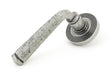 From The Anvil - Pewter Avon Round Lever on Rose Set (Beehive) | Sku. 45633 | Trade Door Handles.