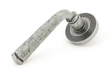 From The Anvil - Pewter Avon Round Lever on Rose Set (Beehive) | Sku. 45633 | Trade Door Handles.