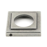 From The Anvil - Pewter Avon Round Lever on Rose Set (Square) | Sku. 45634 | Trade Door Handles.