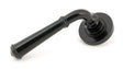From The Anvil - Black Regency Lever on Rose Set (Plain) | Sku. 45635 | Trade Door Handles.