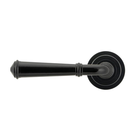 From The Anvil - Black Regency Lever on Rose Set (Art Deco) | Sku. 45636 | Trade Door Handles.