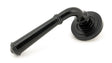From The Anvil - Black Regency Lever on Rose Set (Art Deco) | Sku. 45636 | Trade Door Handles.