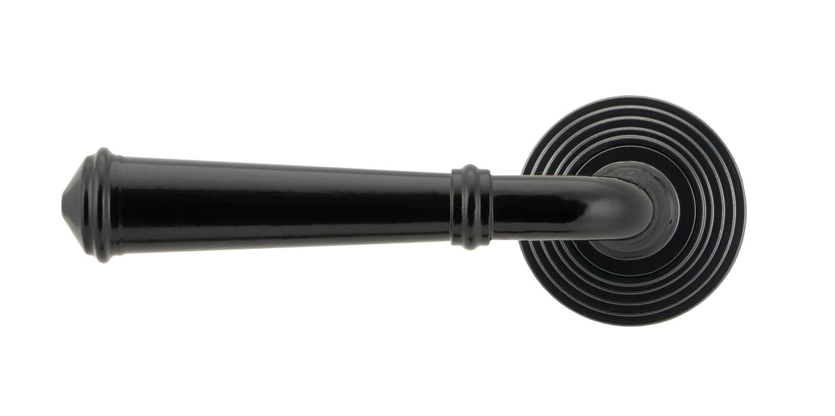 From The Anvil - Black Regency Lever on Rose Set (Beehive) | Sku. 45637 | Trade Door Handles.