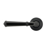 From The Anvil - Black Regency Lever on Rose Set (Beehive) | Sku. 45637 | Trade Door Handles.