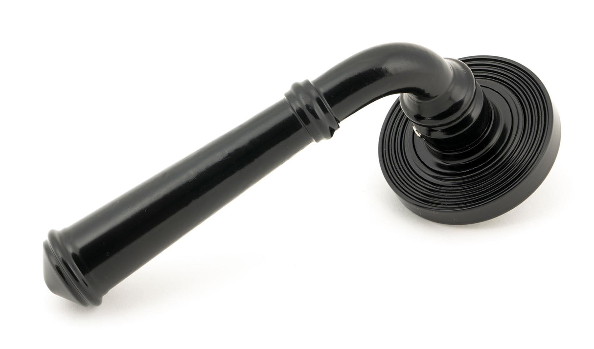 From The Anvil - Black Regency Lever on Rose Set (Beehive) | Sku. 45637 | Trade Door Handles.