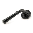 From The Anvil - Black Regency Lever on Rose Set (Beehive) | Sku. 45637 | Trade Door Handles.