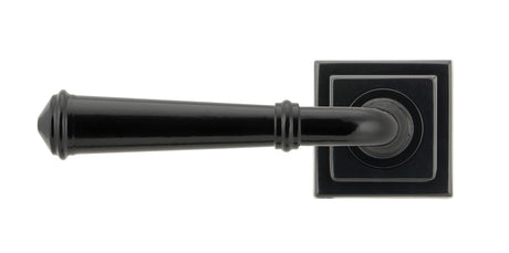 From The Anvil - Black Regency Lever on Rose Set (Square) | Sku. 45638 | Trade Door Handles.