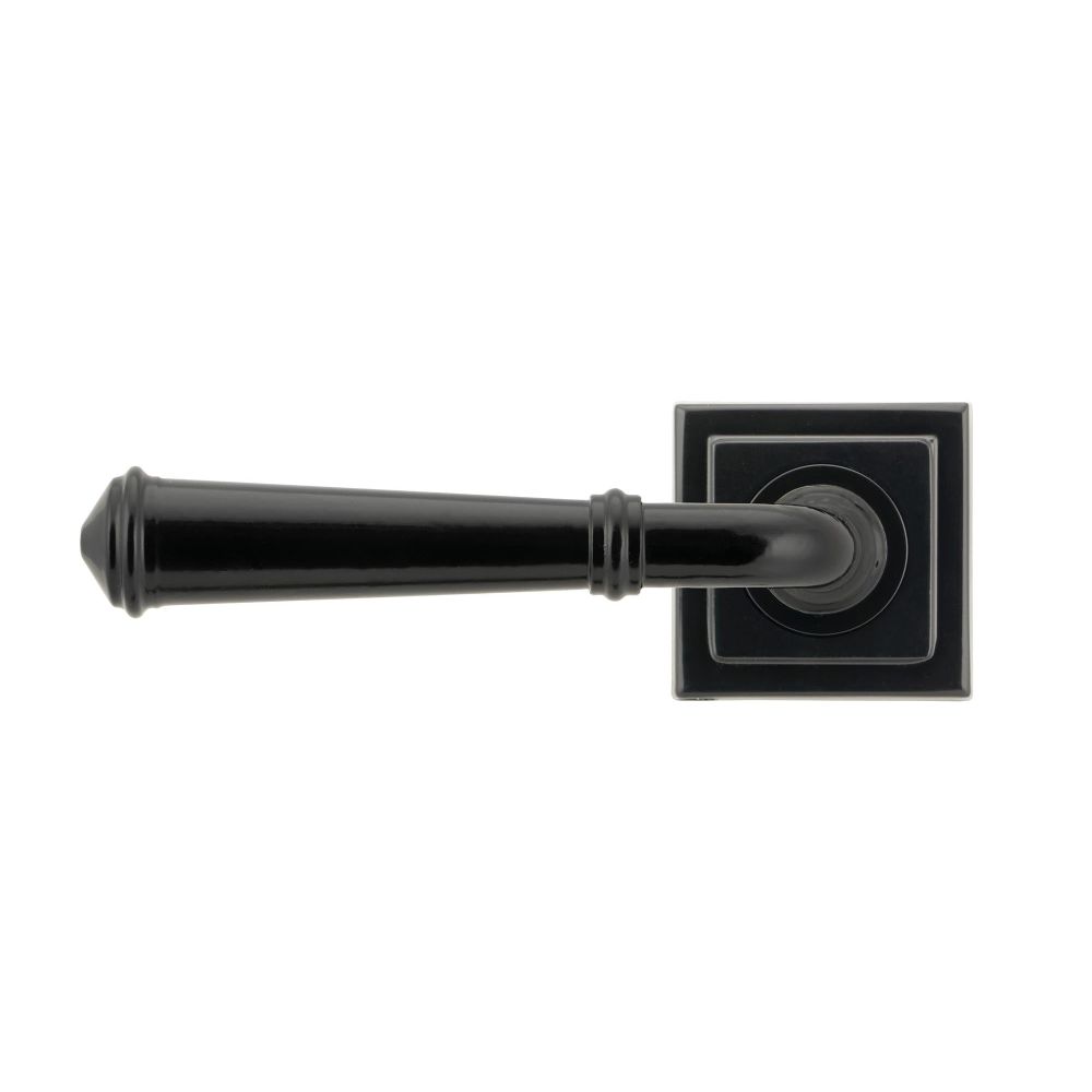 From The Anvil - Black Regency Lever on Rose Set (Square) | Sku. 45638 | Trade Door Handles.