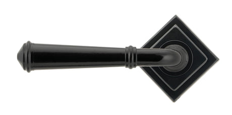 From The Anvil - Black Regency Lever on Rose Set (Square) | Sku. 45638 | Trade Door Handles.