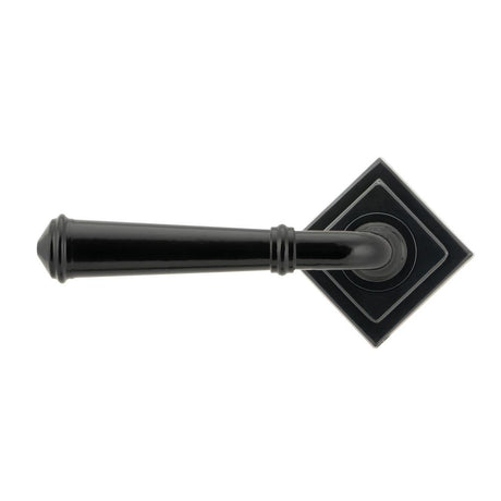 From The Anvil - Black Regency Lever on Rose Set (Square) | Sku. 45638 | Trade Door Handles.